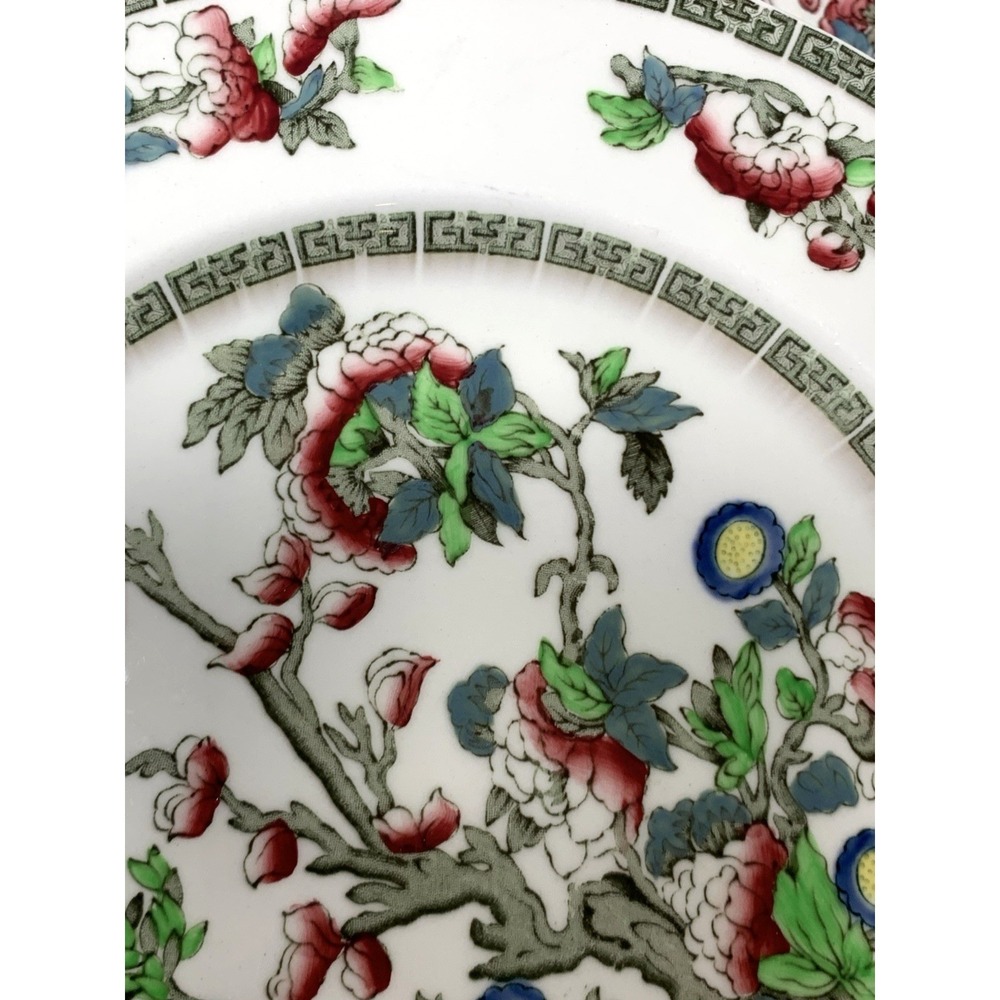 Johnson Brothers Indian Tree Dinner Plates x4 England Ironstone VERY GOOD - Picture 11 of 13